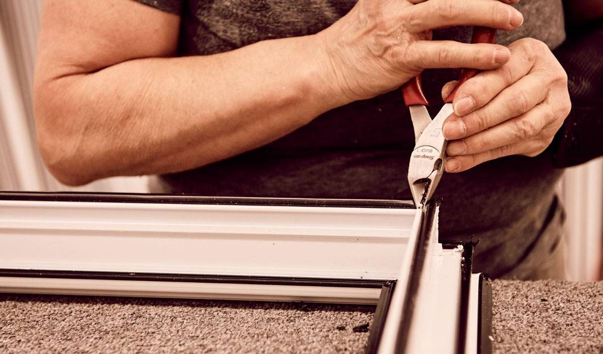 Installing a window frame