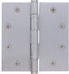 Satin chrome hinge