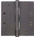 Hinge in antique nickel finish