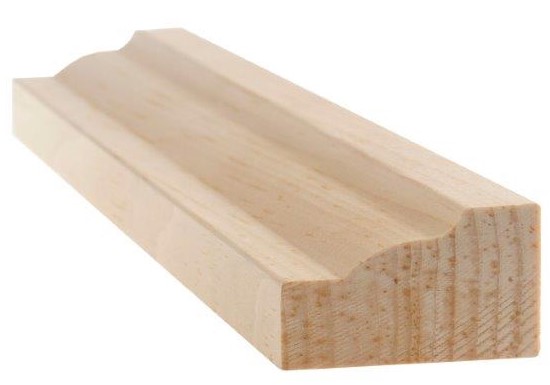 Colonial wood molding