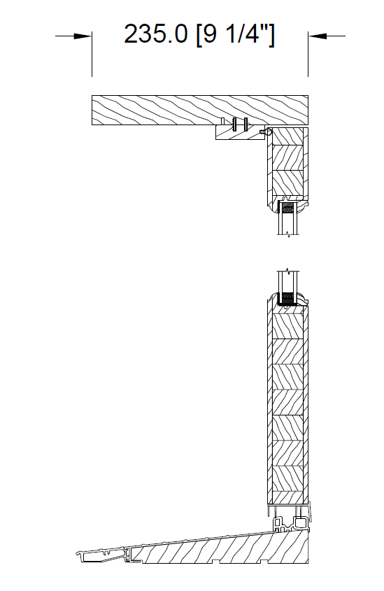 Lepage Millwork Wood Door Frame Plan