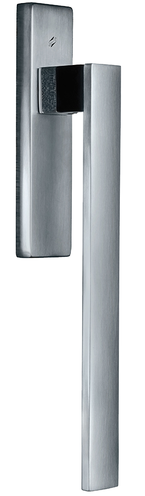 Satin chrome handle