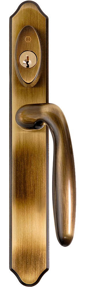 Antique brass handle